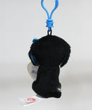 Ty Beanie Boos (Plastic Key Clip) - Tracey the Black & White Dog, Glitter Eyes