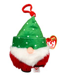 Ty Beanie Boos (Plastic Key Clip) - Turvey the Gnome, Christmas, Clip size