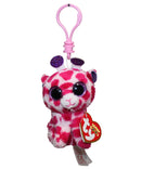 Ty Beanie Boos (Plastic Key Clip) - Twigs the Pink Giraffe, Glitter Eyes