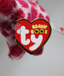 Ty Beanie Boos (Plastic Key Clip) - Twigs the Pink Giraffe, Glitter Eyes