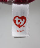Ty Beanie Boos (Plastic Key Clip) - Twigs the Pink Giraffe, Glitter Eyes