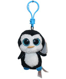 Ty Beanie Boos (Plastic Key Clip) - Waddles the Penguin, Glitter Eyes