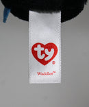 Ty Beanie Boos (Plastic Key Clip) - Waddles the Penguin, Glitter Eyes