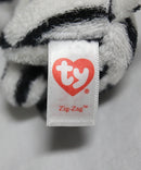 Ty Beanie Boos (Plastic Key Clip) - Zig-Zag the Zebra, Glitter Eyes