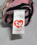 Ty Beanie Boos (Plastic Key Clip) - Zoey the Zebra, Glitter Eyes