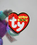 Ty Beanie Boos (Plastic Key Clip) - Zuri the Tie-Dye Monkey, Glitter Eyes