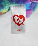 Ty Beanie Boos (Plastic Key Clip) - Zuri the Tie-Dye Monkey, Glitter Eyes