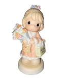 Precious Moments Figurine C0122, It's Time to Bless Your Own Day, Symbol of Membership