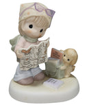 Precious Moments Figurine C0125, Map a Route Toward Loving, Caring and Sharing