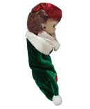 Precious Moments Doll C65812, Holly- Girl in Stocking