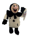 Black Card, Vintage Disney Plush, Alice in Wonderland, 8"