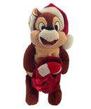 Holiday Chip, Vintage Disney Plush, Parks Exclusive, Chip and Dale, 11"