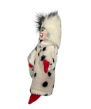 Curella de Vil, Vintage Disney Plush, 101 Dalmatians, 9"
