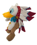 Frontierland Donald Duck, Vintage Disney Plush, Parks Exclusive, Mickey Mouse, 8"