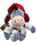 Fireman Eeyore, Vintage Disney Plush, Winnie the Pooh, 8.5"