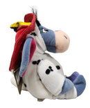 Fireman Eeyore, Vintage Disney Plush, Winnie the Pooh, 8.5"