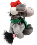 Holiday Eeyore, Vintage Disney Plush, Theme Park Edition, Winnie the Pooh, 10"