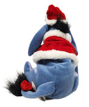 Santa Eeyore, Vintage Disney Plush, Winnie the Pooh, 7"