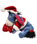 Santa Eeyore, Vintage Disney Plush, Winnie the Pooh, 7"