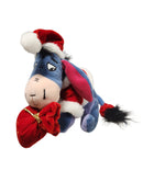 Santa Eeyore, Vintage Disney Plush, Winnie the Pooh, 7"