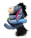 Summer Eeyore with Float, Vintage Disney Plush, Winnie the Pooh, 8.5"