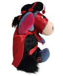 Valentine Eeyore, Vintage Disney Plush, Theme Park Edition, Winnie the Pooh, 8"