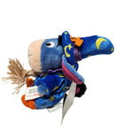 Eeyore with Broom, Vintage Disney Plush, Store Exclusive, Winnie the Pooh, 5.5"