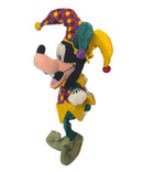 Goofy Jester, Vintage Disney Plush, Mickey Mouse, 10"