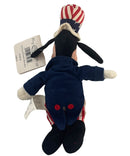 Uncle Sam Goofy, Vintage Disney Plush, Mickey Mouse, 10.5"