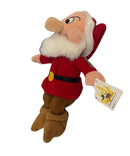 Holiday Grumpy, Vintage Disney Plush, Parks Exclusive, Snow White, 11"