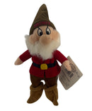 Grumpy the Dwarf, Vintage Disney Plush, Snow White, 8"