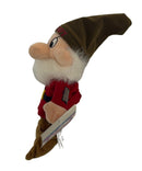 Grumpy the Dwarf, Vintage Disney Plush, Snow White, 8"