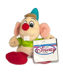 Gus the Mouse, Vintage Disney Plush, Cinderella, 6"