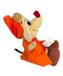 Jaq the Mouse, Vintage Disney Plush, Cinderella, 7"