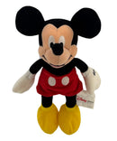 01 Mickey, Vintage Disney Plush, Mickey Mouse, 10"