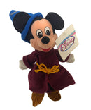 Sorcerer Mickey, Vintage Disney Plush, Mickey Mouse, 10"