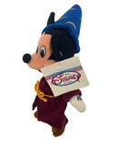 Sorcerer Mickey, Vintage Disney Plush, Mickey Mouse, 10"