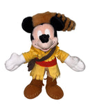 Frontier Mickey Mouse, Vintage Disney Plush, Theme Park Edition,  9.3"