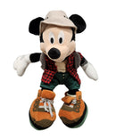 Hiking Mickey, Vintage Disney Plush, California Adventure, Mickey Mouse, 11"