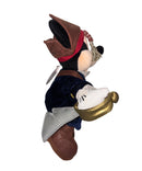 Mickey Mouse as Jack Sparrow Vintage Disney Plush Pirates Caribbean 11.3"