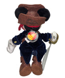 Mickey Mouse as Jack Sparrow Vintage Disney Plush Pirates Caribbean 11.3"