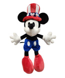 4th of July Mickey, Vintage Disney Plush, Theme Park Edition, Mickey Mouse, 11"