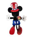 4th of July Mickey, Vintage Disney Plush, Theme Park Edition, Mickey Mouse, 11"