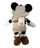 Safari Mickey, Vintage Disney Plush, Theme Park Edition, Mickey Mouse, 11"