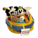 The Band Concert Set, Disney Plush, Mickey, Goofy, Peter Pig & Clarabelle, 6"
