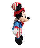 Uncle Sam Mickey, Vintage Disney Plush, Theme Park Edition, Mickey Mouse, 10"