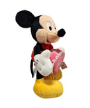 V-Day Mickey, Vintage Disney Plush, Store Exclusive, Mickey Mouse, 8.5"
