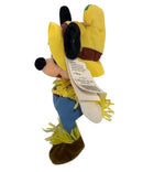 Scarecrow Mickey, Vintage Disney Plush, Theme Park Edition, Mickey Mouse, 9.5"