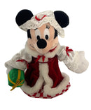2002 Christmas Minnie Mouse, Vintage Disney Plush, 8.5"
