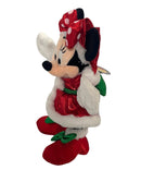 2009 Mrs. Claus Minnie Mouse, Vintage Disney Plush, 10"